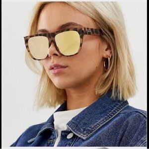 Quay Drama by Day Sunglasses with Tortoiseshell Pattern